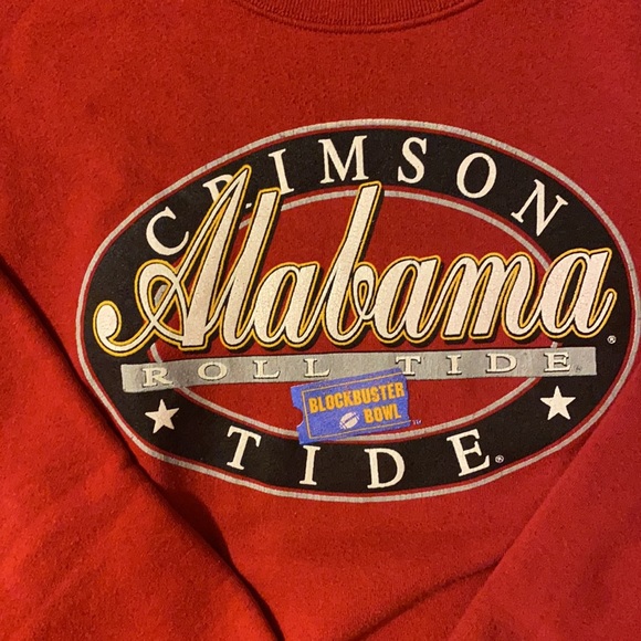 VINTAGE ALABAMA BLOCKBUSTER BOWL CREWNECK - Picture 2 of 3